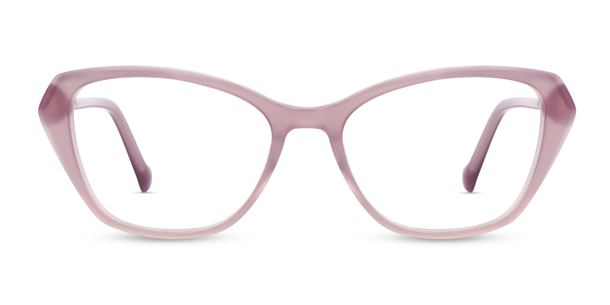 Mauve Mist Cat-eye Full-rim Glasses-1
