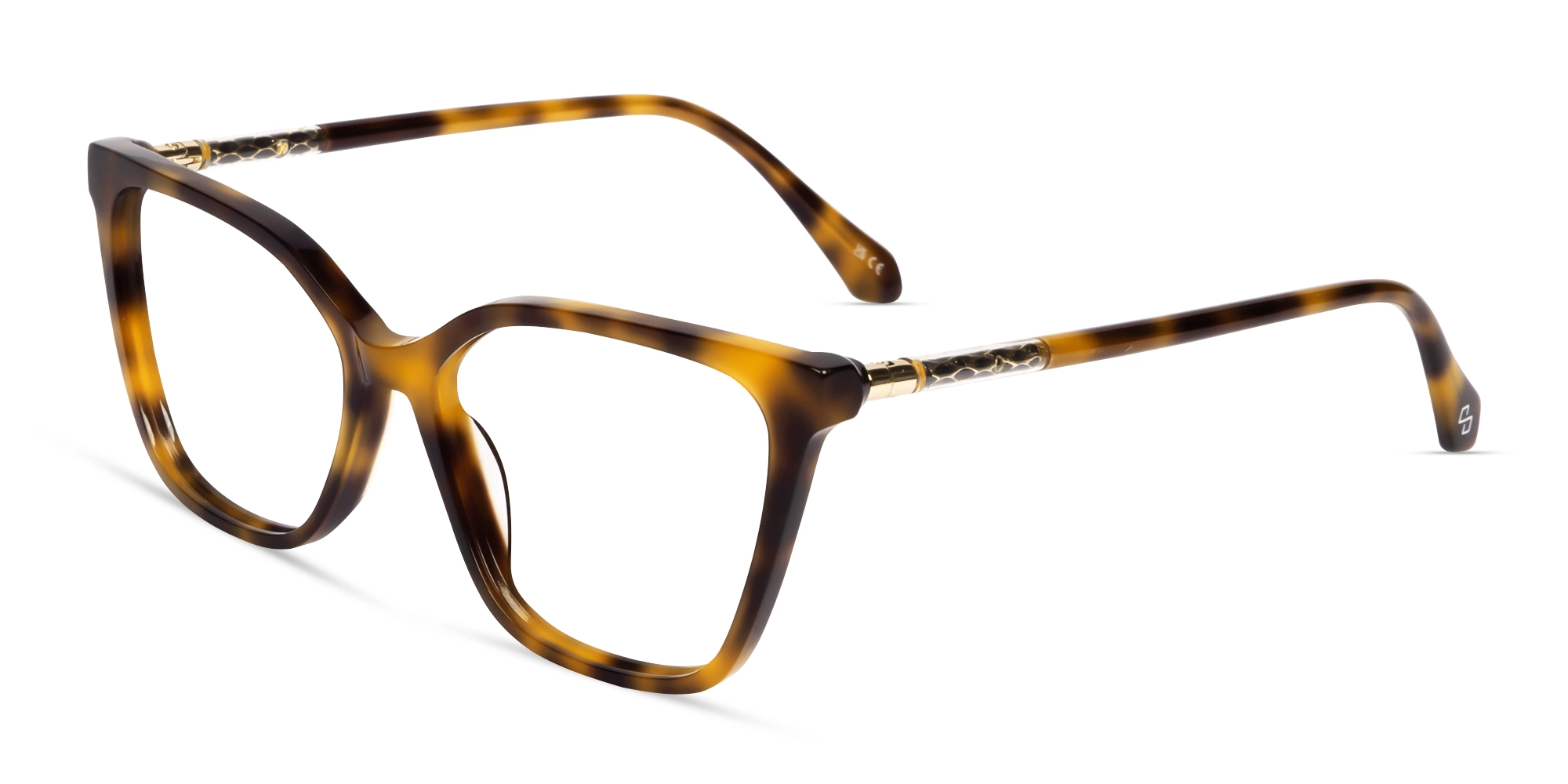 Tortoise Cat-eye Full-Rim Glasses For Women-2