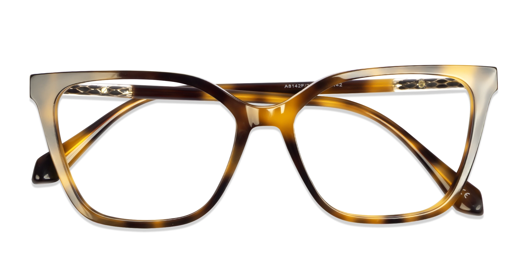 Tortoise Cat-eye Full-Rim Glasses For Women-5