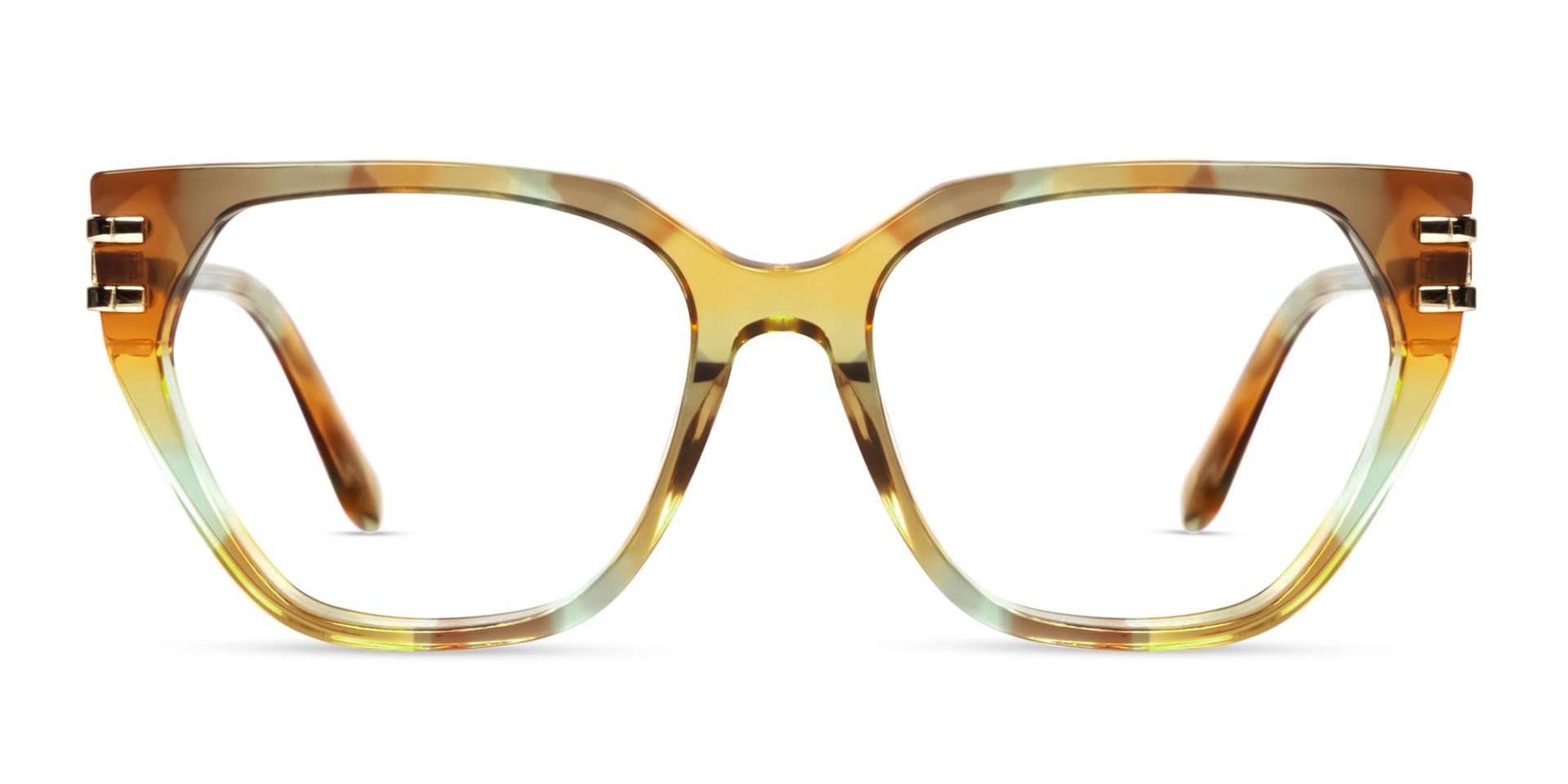 A8148F/2 - Gold Marble Cat-eye
