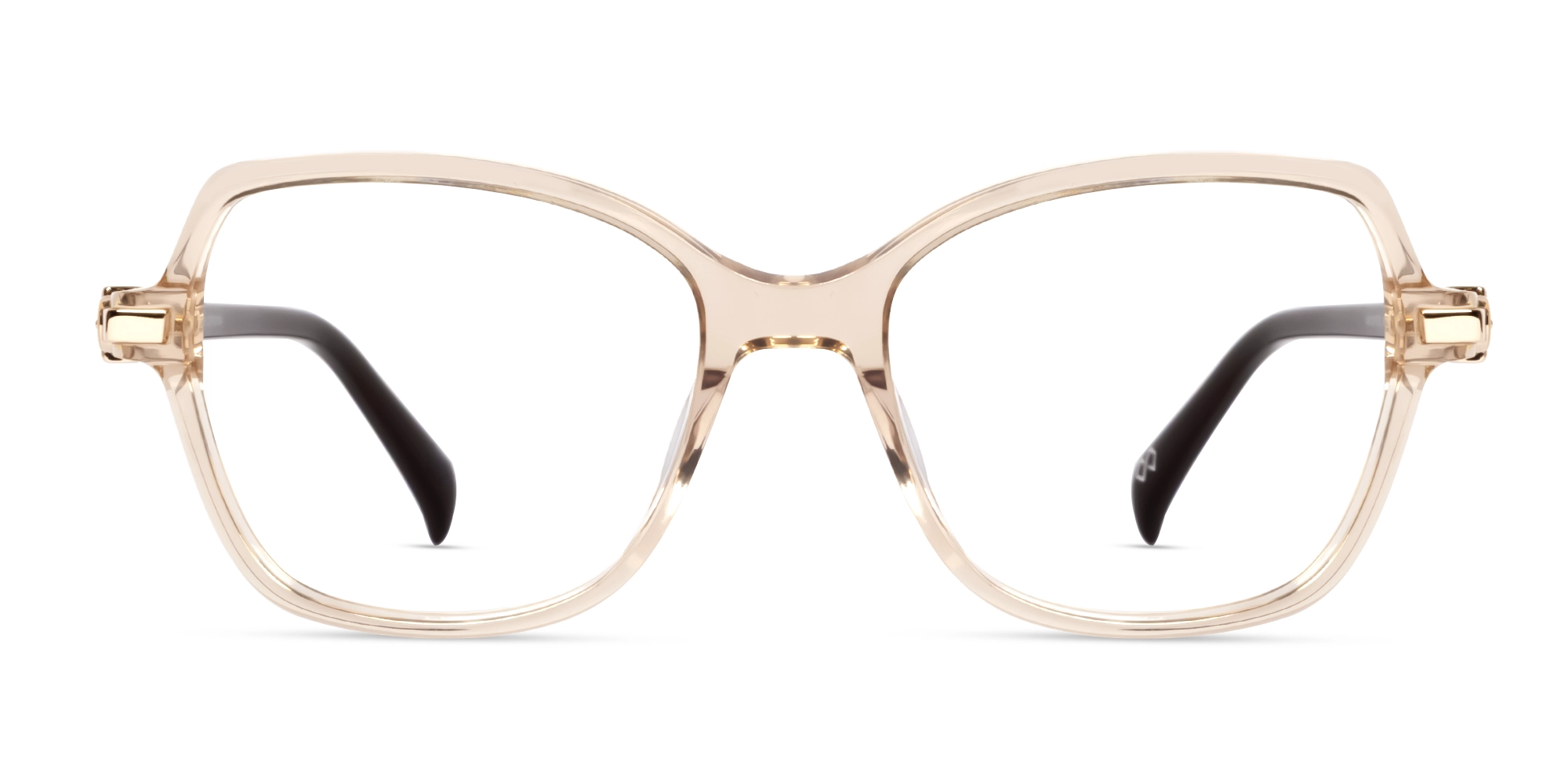 Crystal Peach Butterfly Fullrim Acetate Glasses Crystal Peach Butterfly Fullrim Acetate Glasses