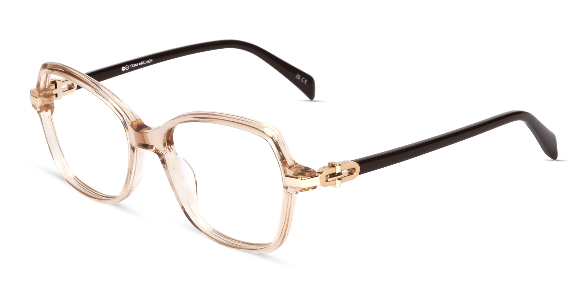 Crystal Peach Butterfly Fullrim Acetate Glasses Crystal Peach Butterfly Fullrim Acetate Glasses