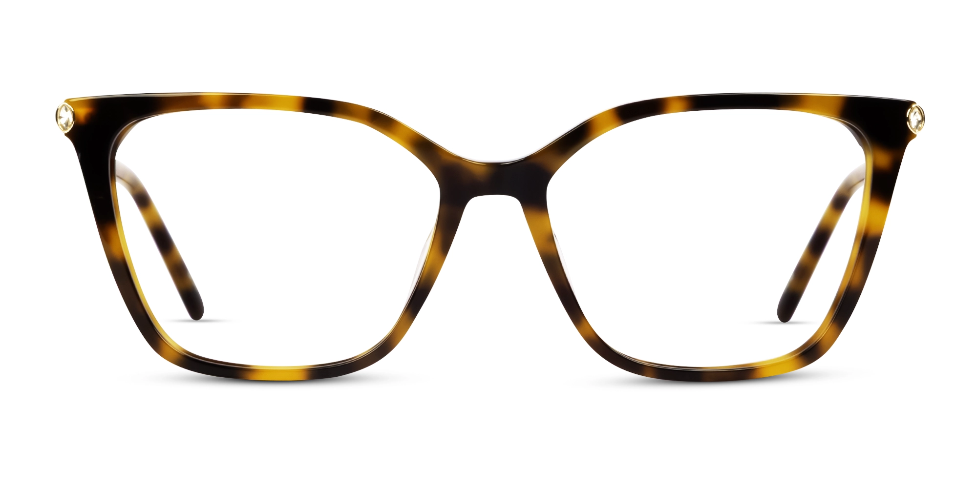 Honey Tortoise Cat-eye Acetate Glasses-1