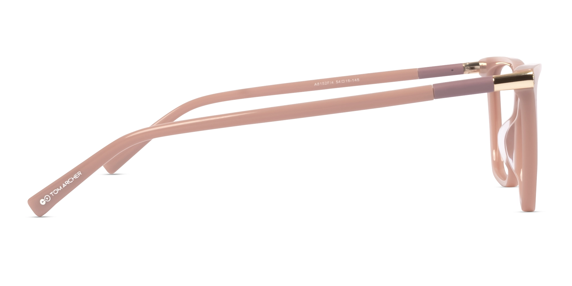 Blushing Peach Cat-eye Acetate Glasses-3