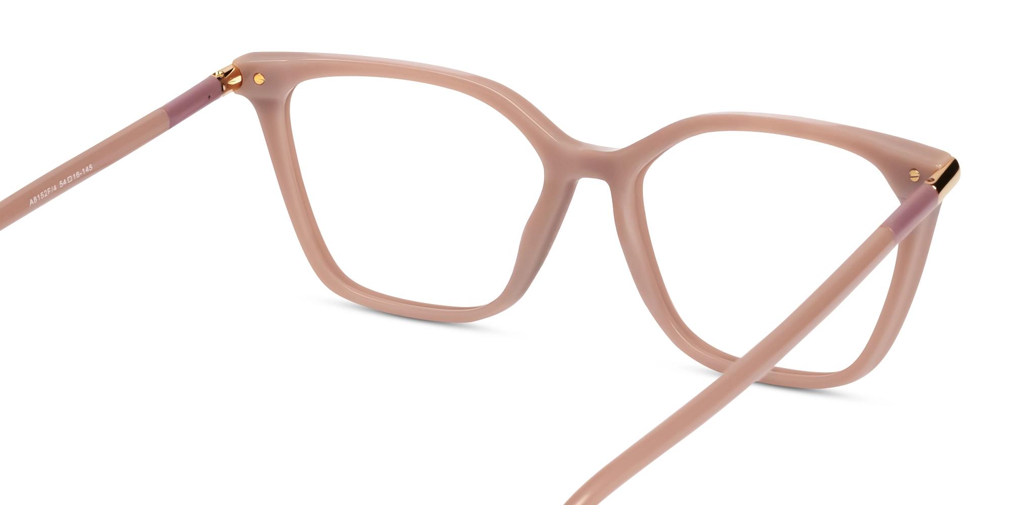 Blushing Peach Cat-eye Acetate Glasses-4