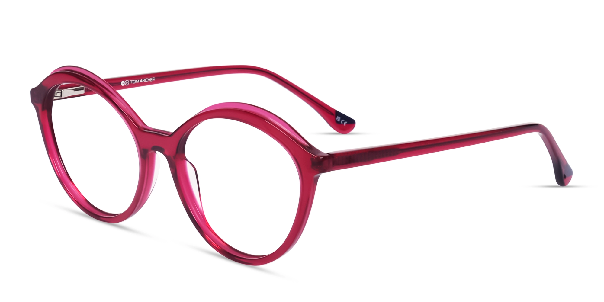 Crystal Hot Pink Butterfly Fullrim Glasses-3 Crystal Hot Pink Butterfly Fullrim Glasses-3