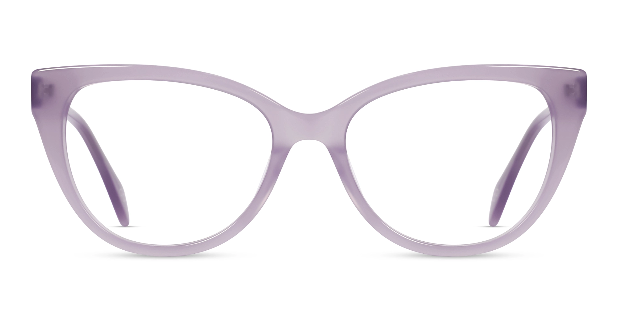 Translucent Wisteria Cateye Acetate Eyeglasses-1