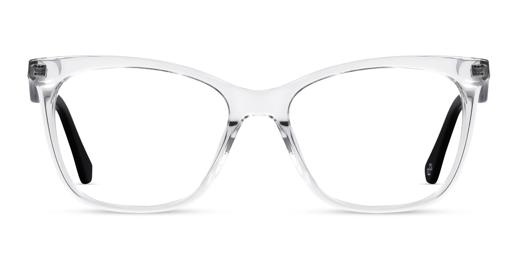 Crystal Clear Square Frame Acetate Glasses Crystal Clear Square Frame Acetate Glasses