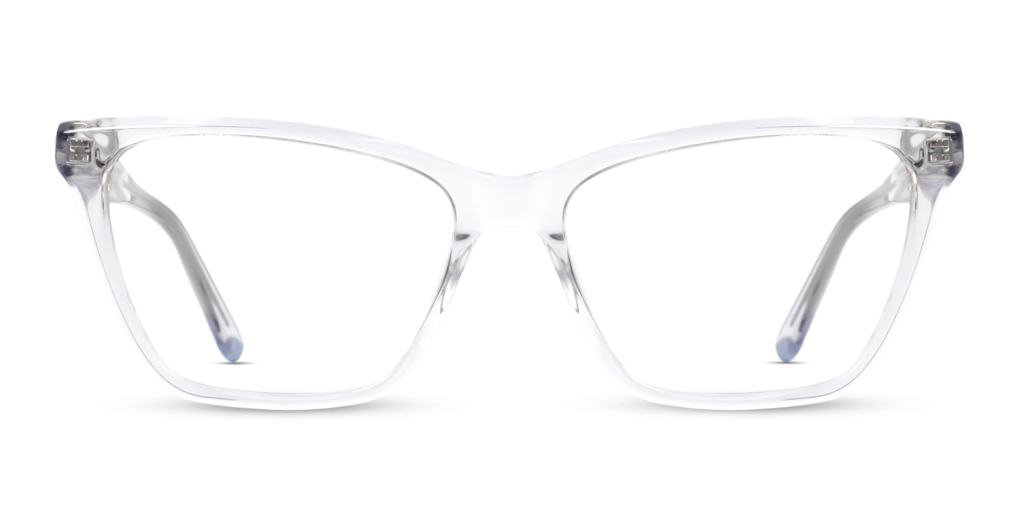 Transparent Clear Acetate Medium Rectangular Glasses