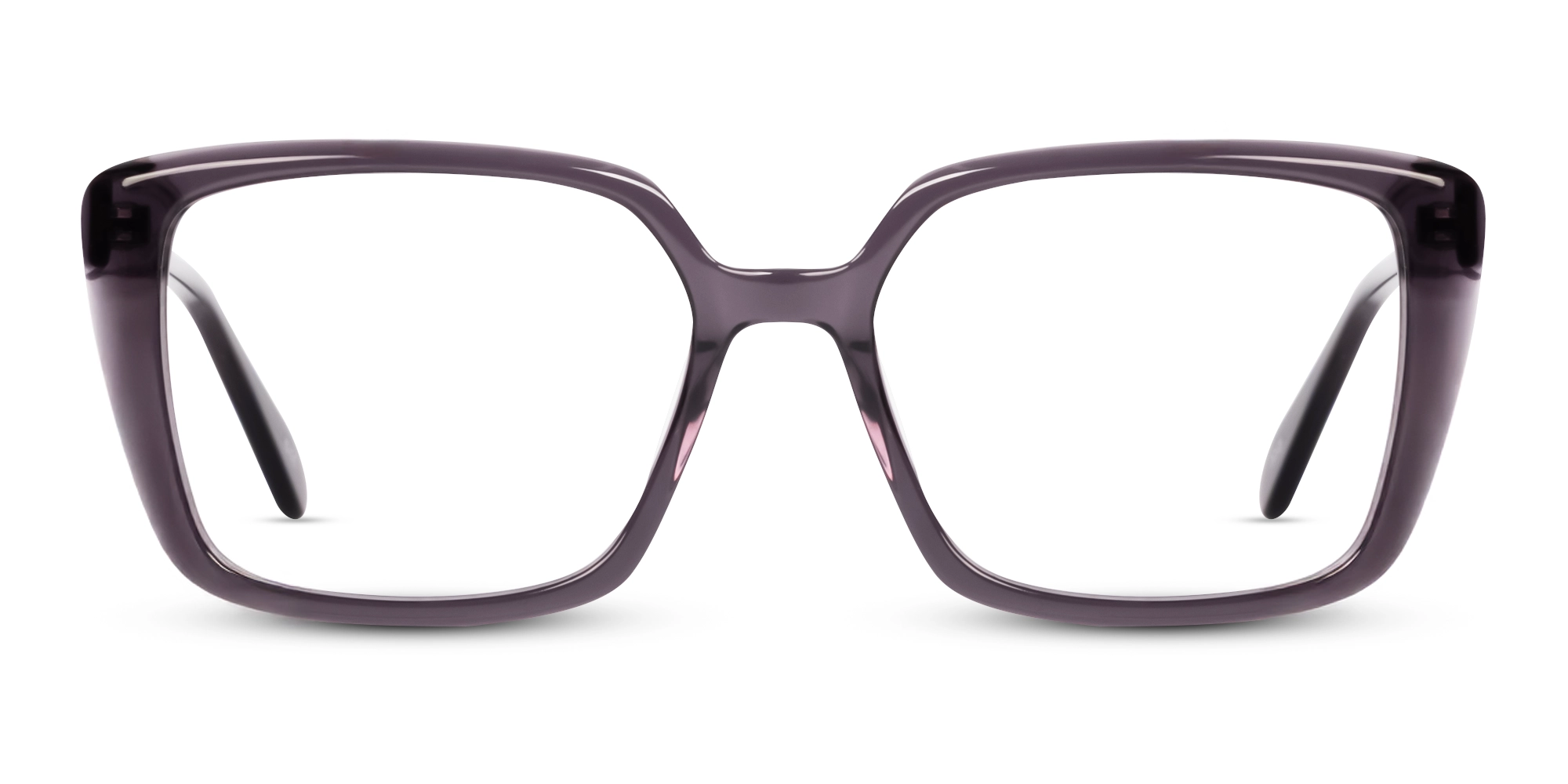 Crystal Wisteria Square Full-Rim Acetate Glasses-1