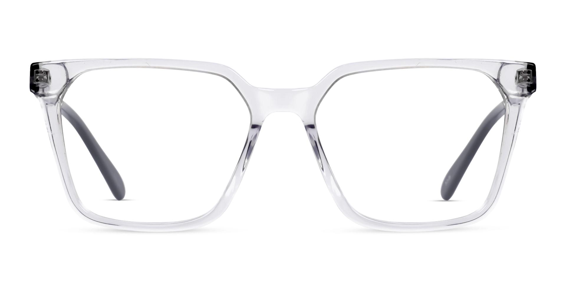 Transparent Grey Square Frames for Men & Women Transparent Grey Square Frames for Men & Women