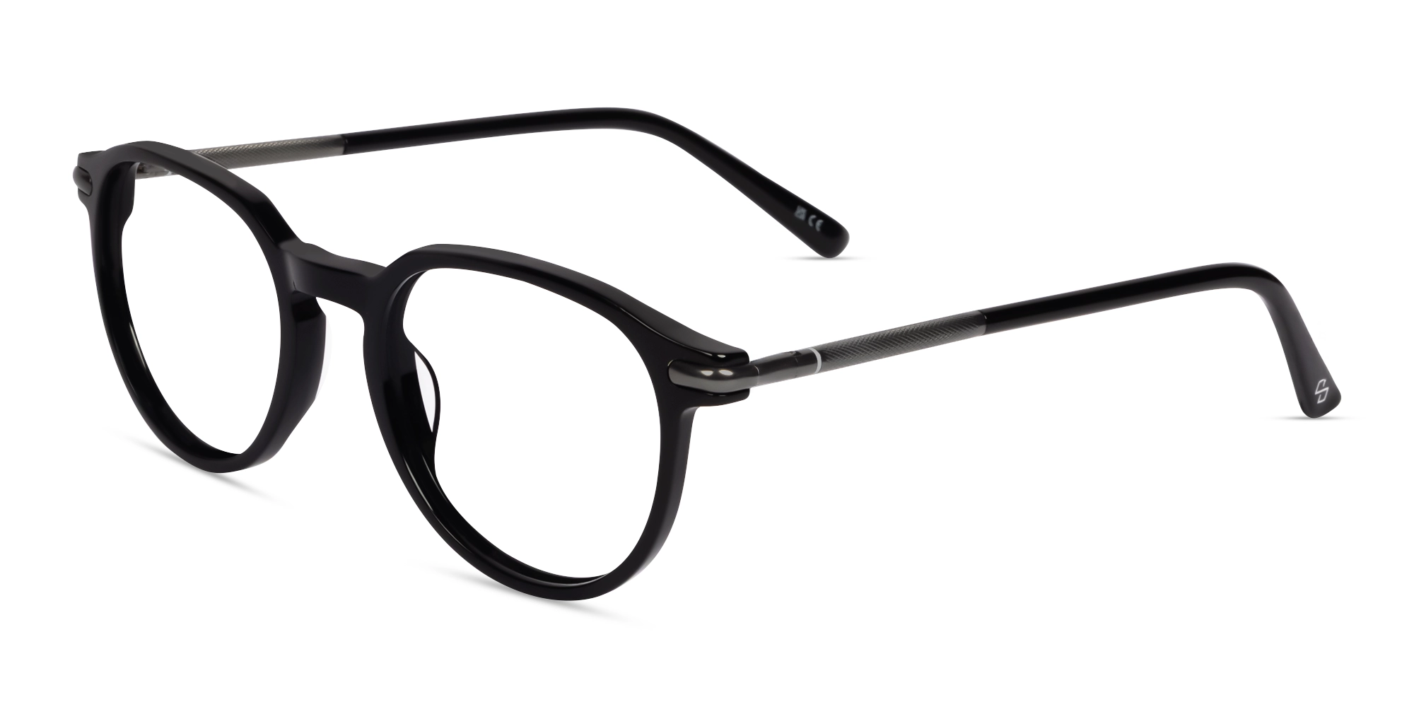 Black Round Oval Fullrim Glasses-2 Black Round Oval Fullrim Glasses-2
