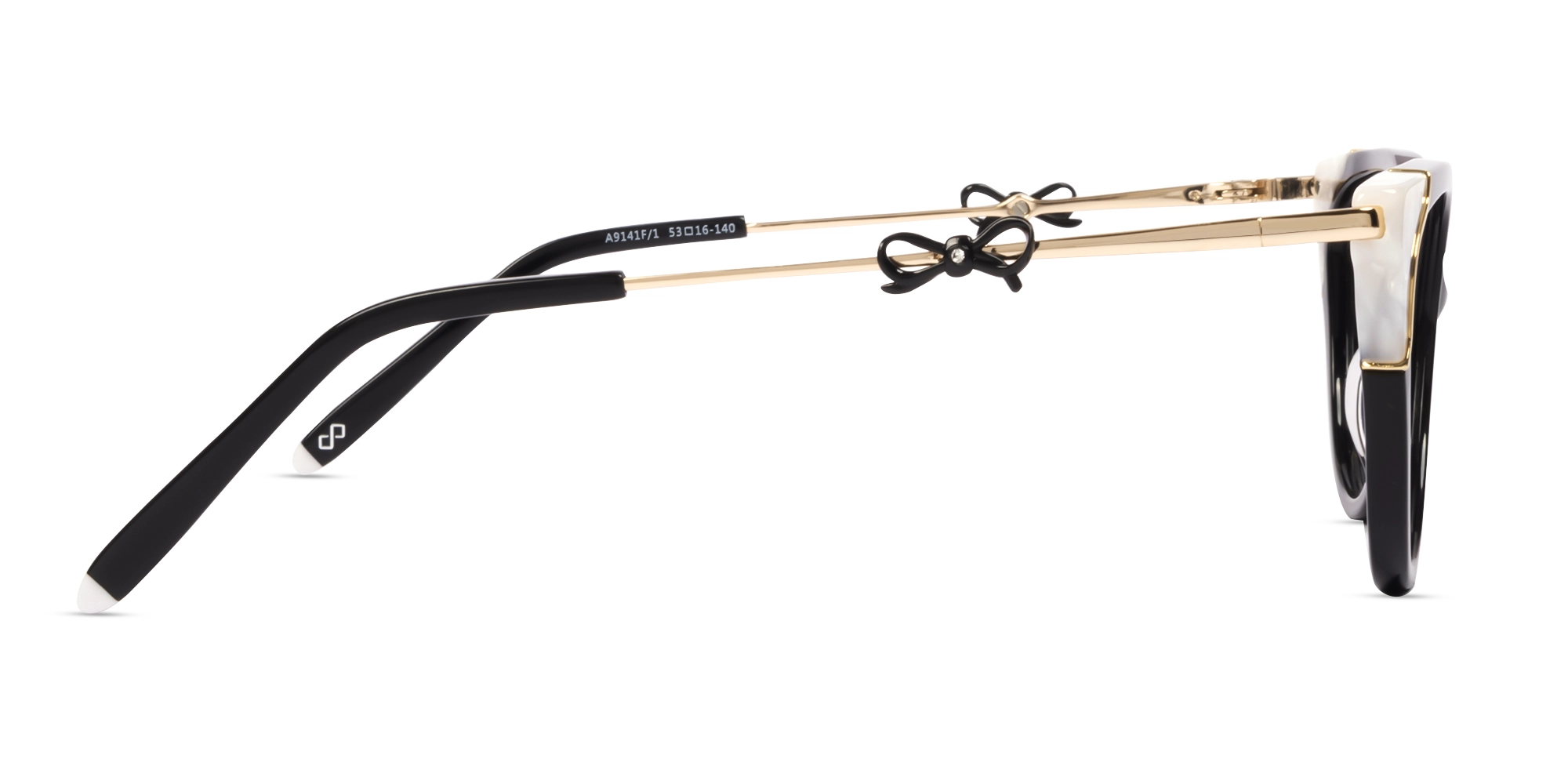 Black Cateye Fullrim Acetate Glasses-4