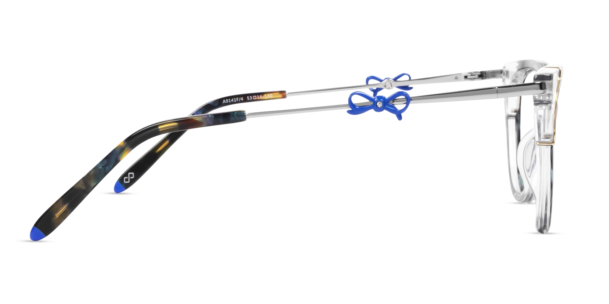 Grey Abstract Cateye Fullrim Glasses-4