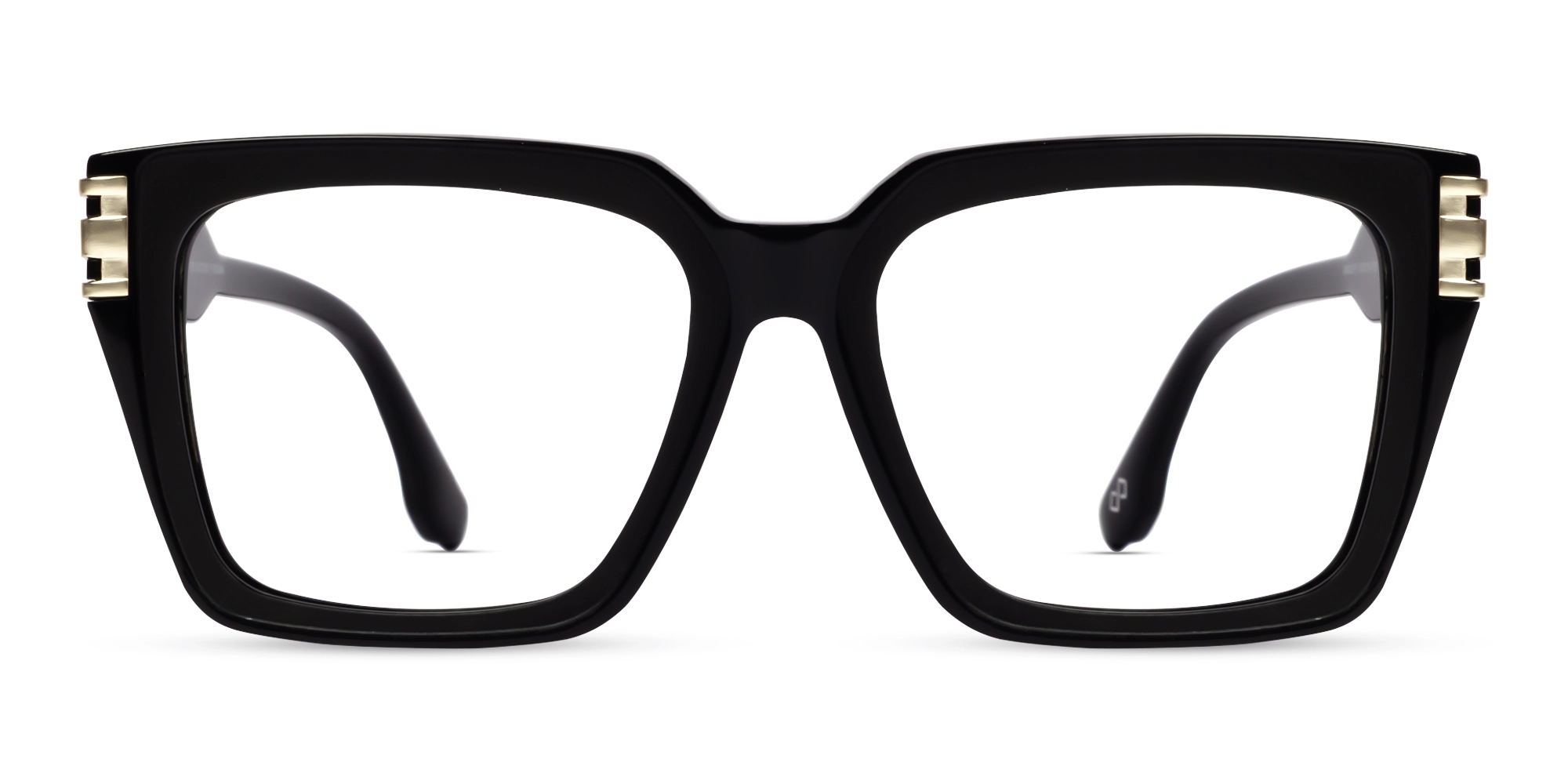 Black Square Full-Rim Acetate Glasses-1 Black Square Full-Rim Acetate Glasses-1