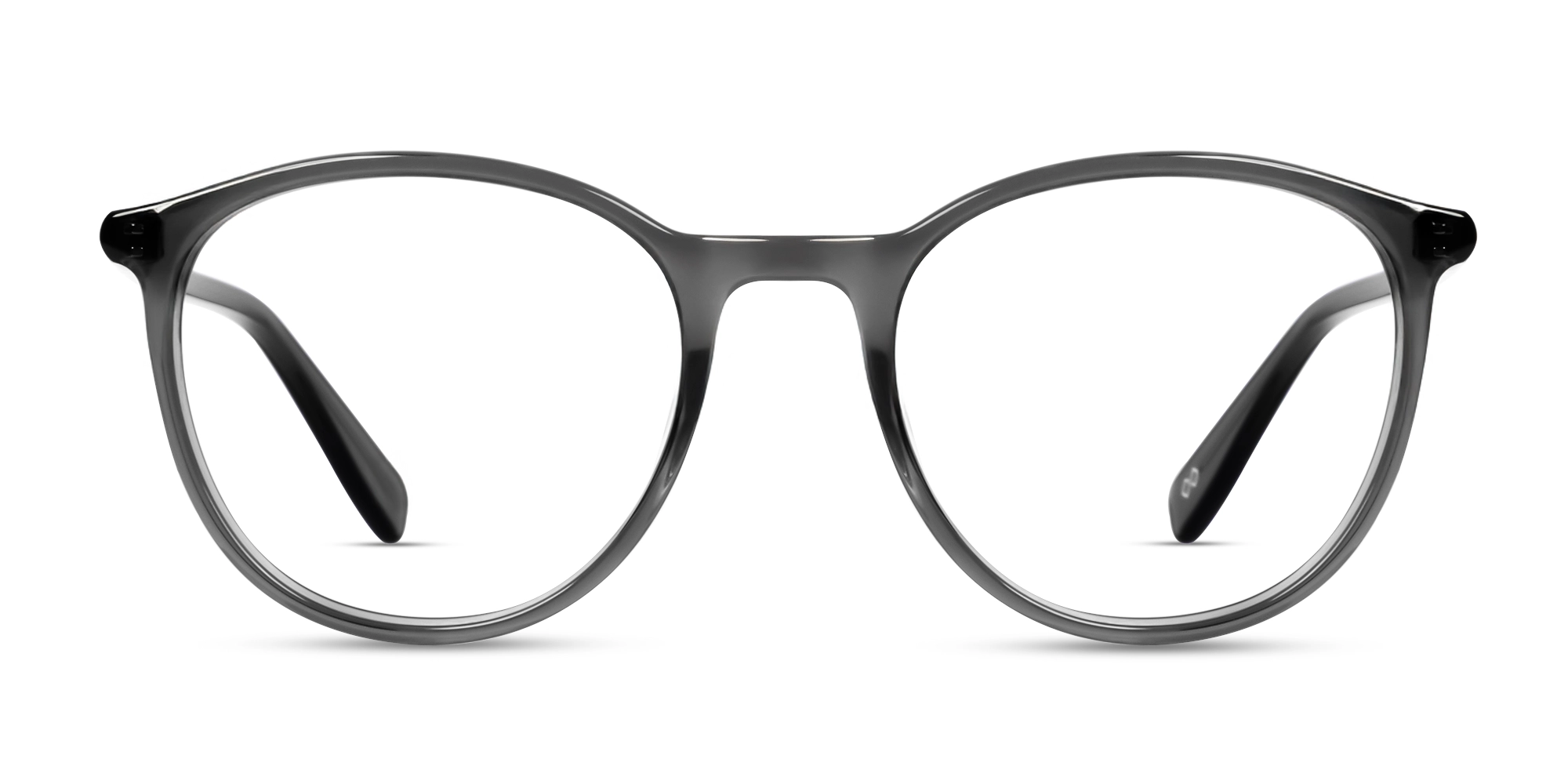 Crystal Grey Round Fullrim Glasses-1 Crystal Grey Round Fullrim Glasses-1