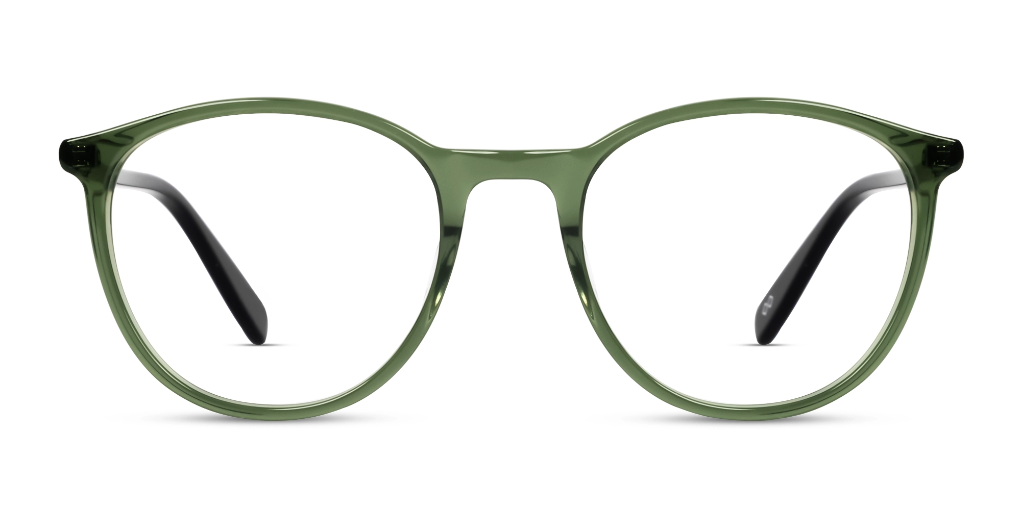 Gin Green Round Fullrim Acetate Glasses-1