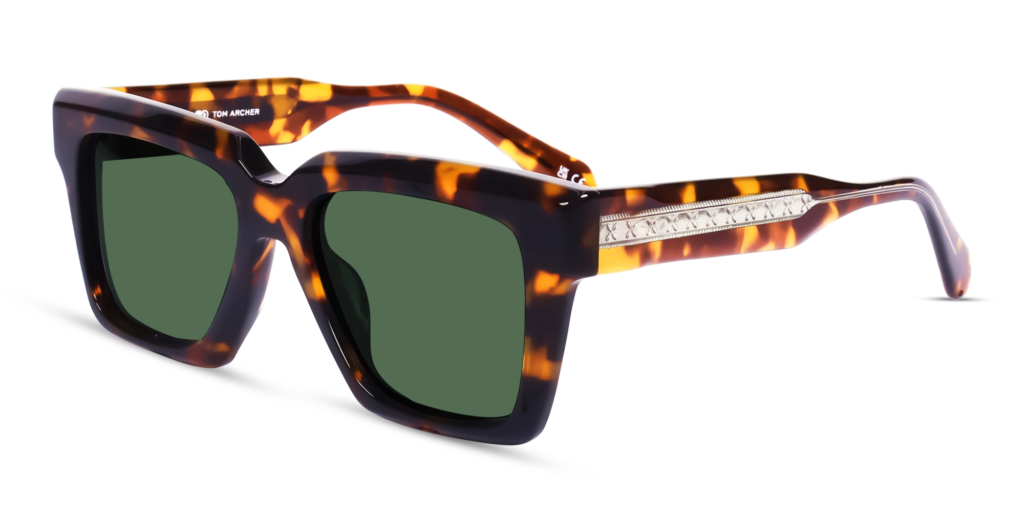 Tortoise Shell Sunglasses With Green Lenses-3 Tortoise Shell Sunglasses With Green Lenses-3