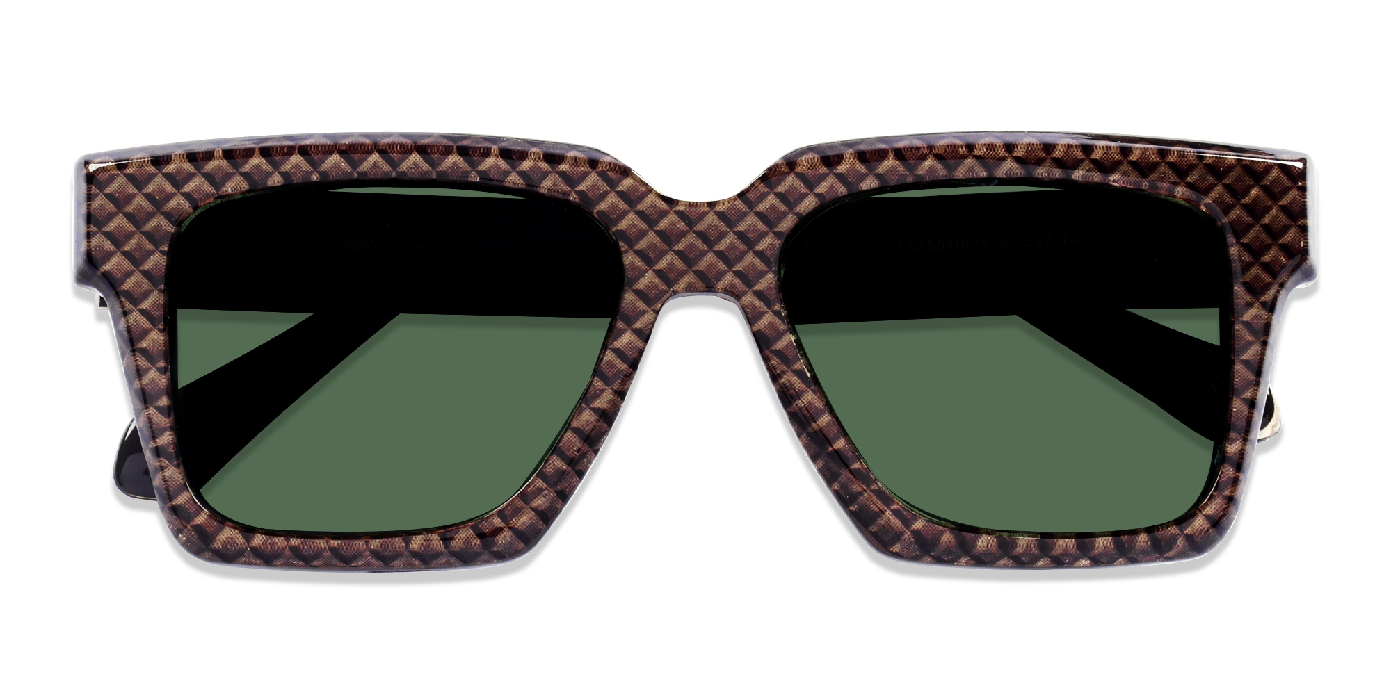 Metallic Brown Maze Frame With Green Tint-6