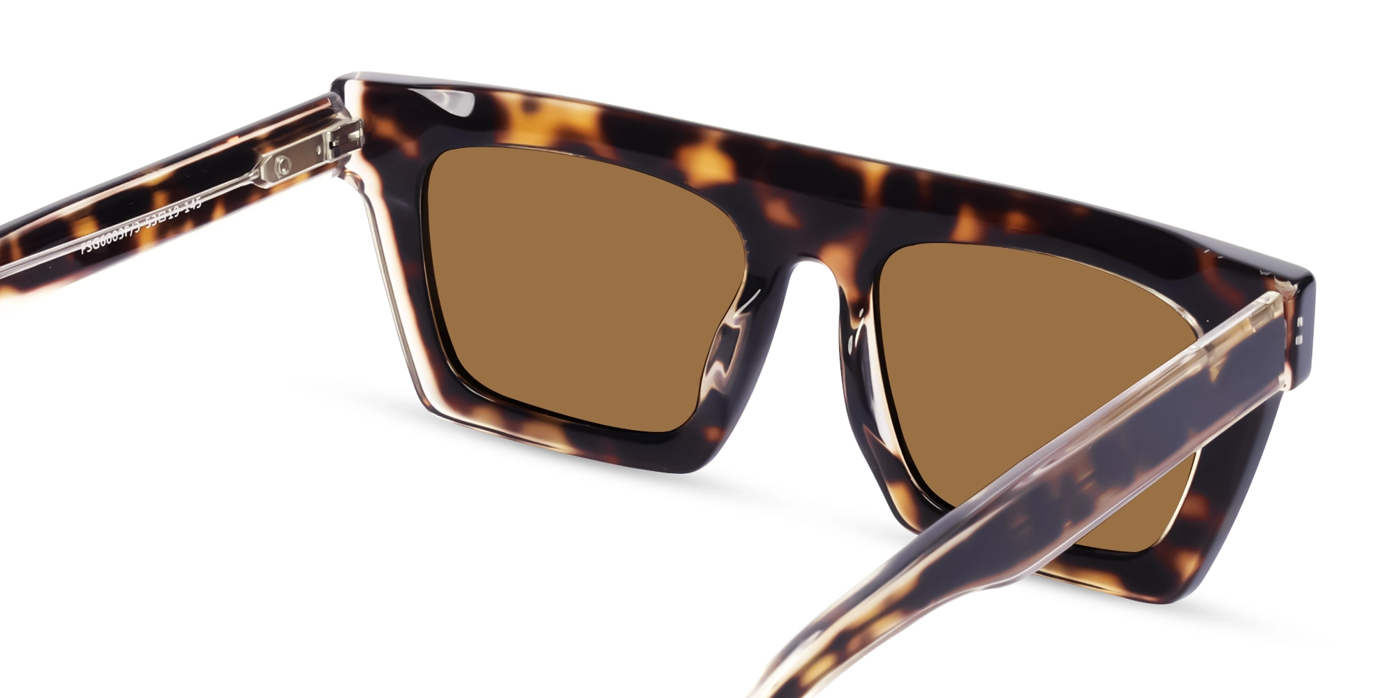 Honey Tortoise Sunglasses With Brown Tint-5