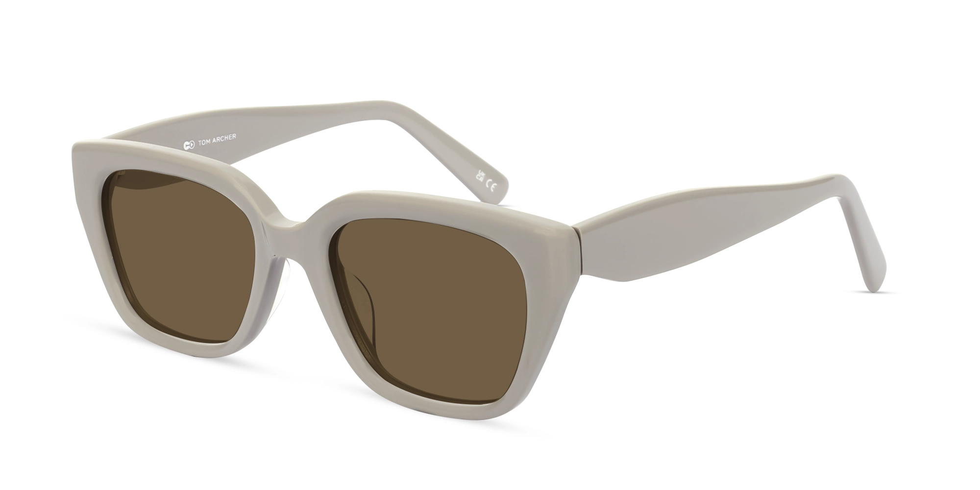 Mouse Grey Cat-Eye Rectangular Frame With Brown Tint Sunglasses-3 Mouse Grey Cat-Eye Rectangular Frame With Brown Tint Sunglasses-3