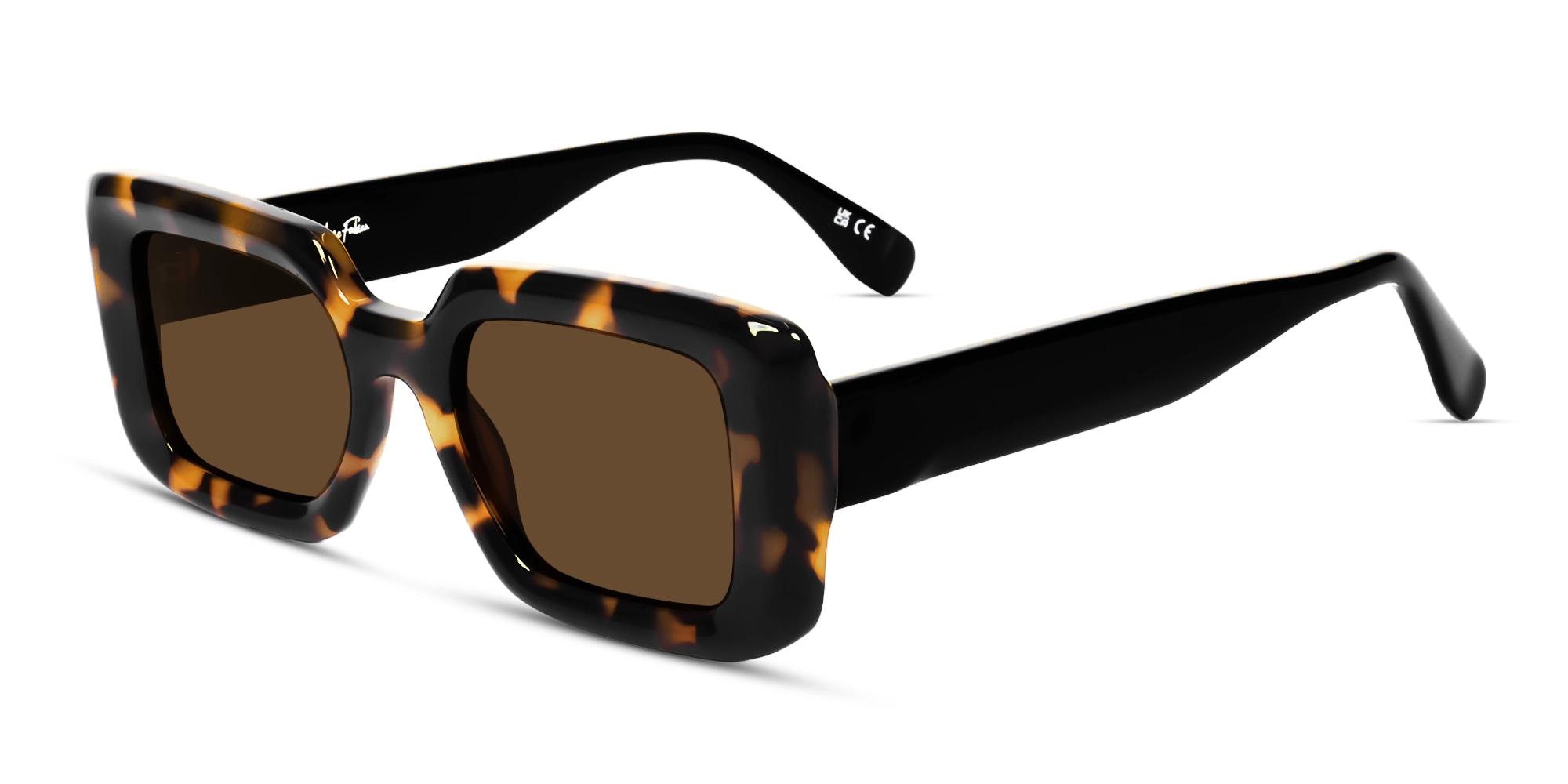 Honey Tortoise Frame With Brown Polarised Tint Sunglasses-3