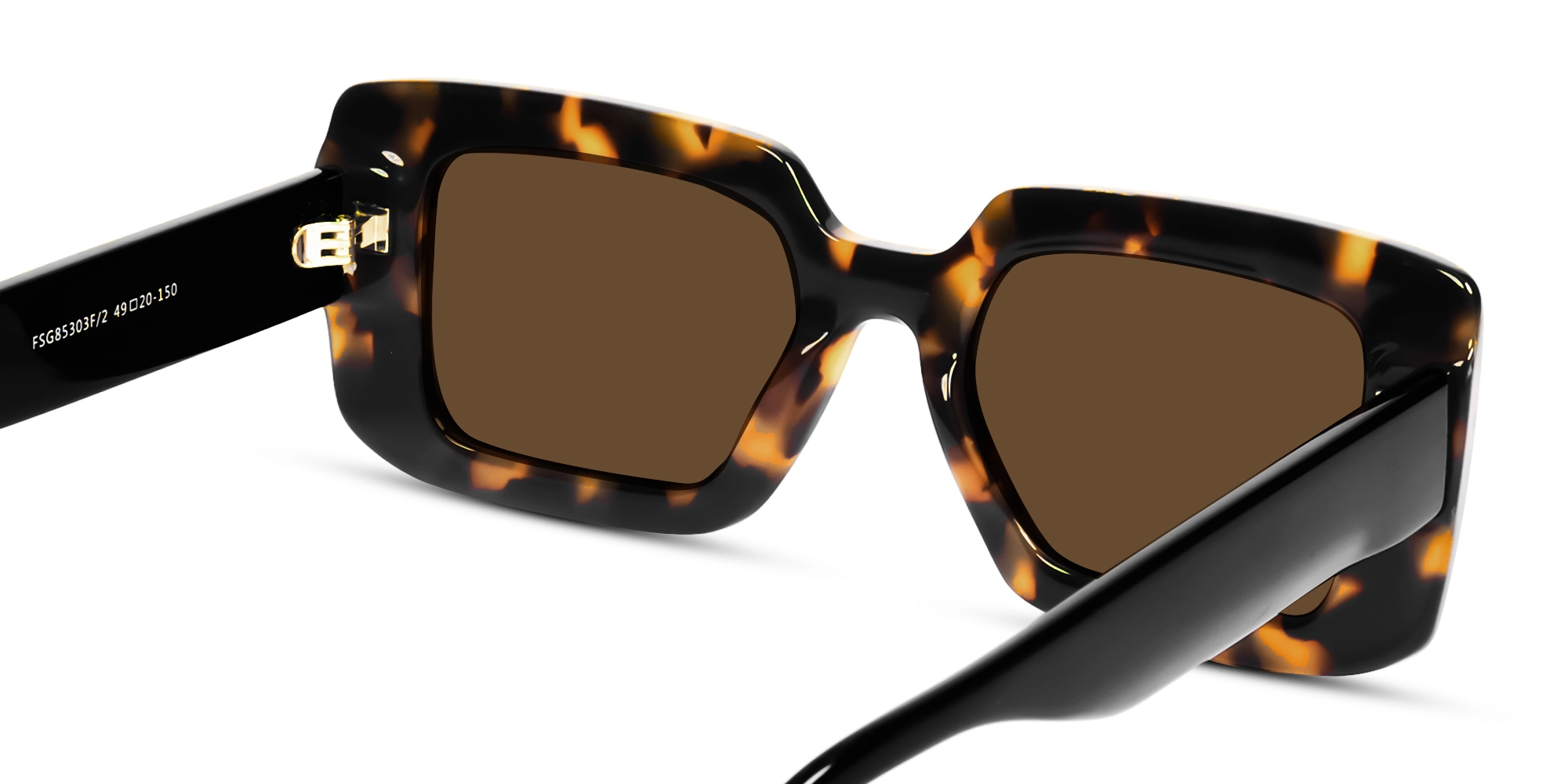 Honey Tortoise Frame With Brown Polarised Tint Sunglasses-5