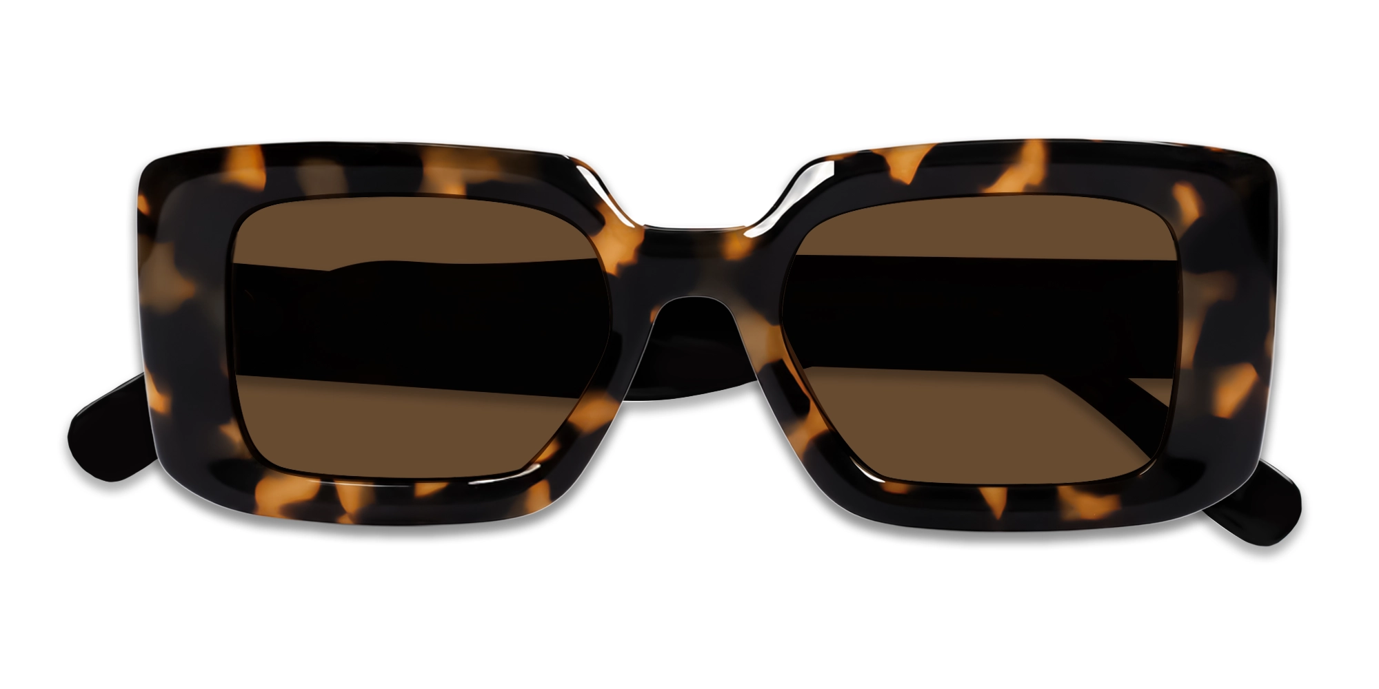Honey Tortoise Frame With Brown Polarised Tint Sunglasses-6