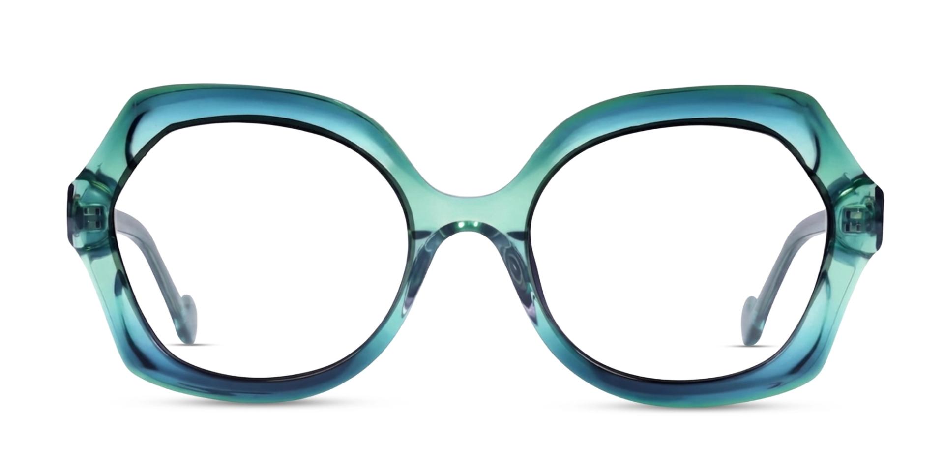 Crystal Teal Medium Butterfly Glasses For Women-1 Crystal Teal Medium Butterfly Glasses For Women-1