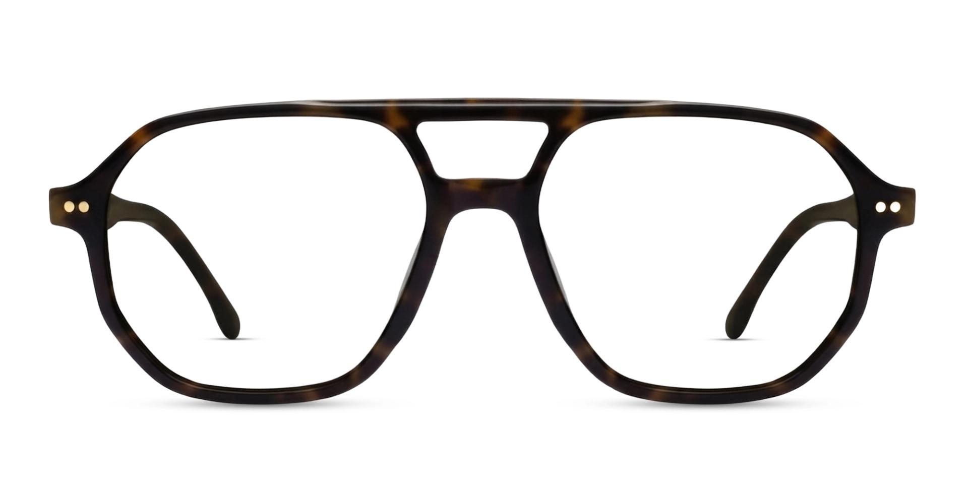 Tortoise Pilot Double Bridge Acetate Glasses-1 Tortoise Pilot Double Bridge Acetate Glasses-1