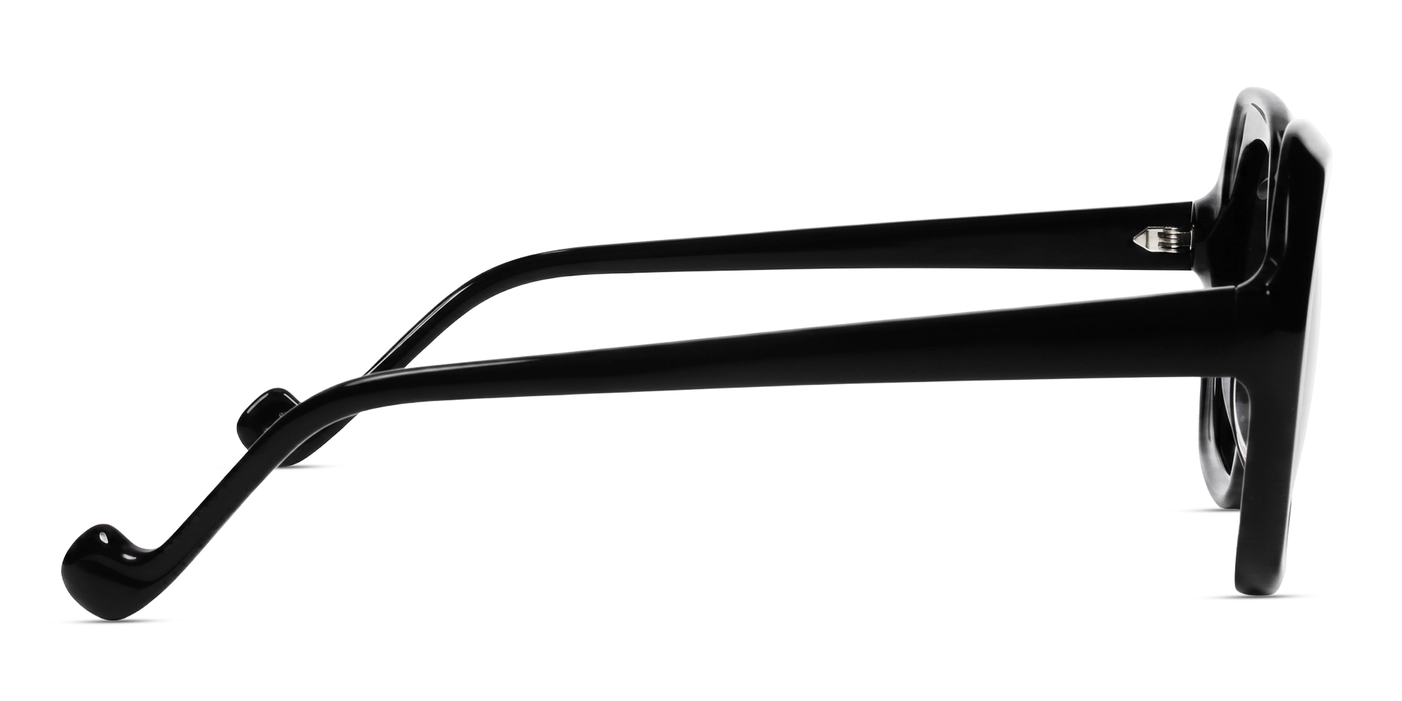 Black Butterfly Frame With Grey Polarised Sunglasses-4