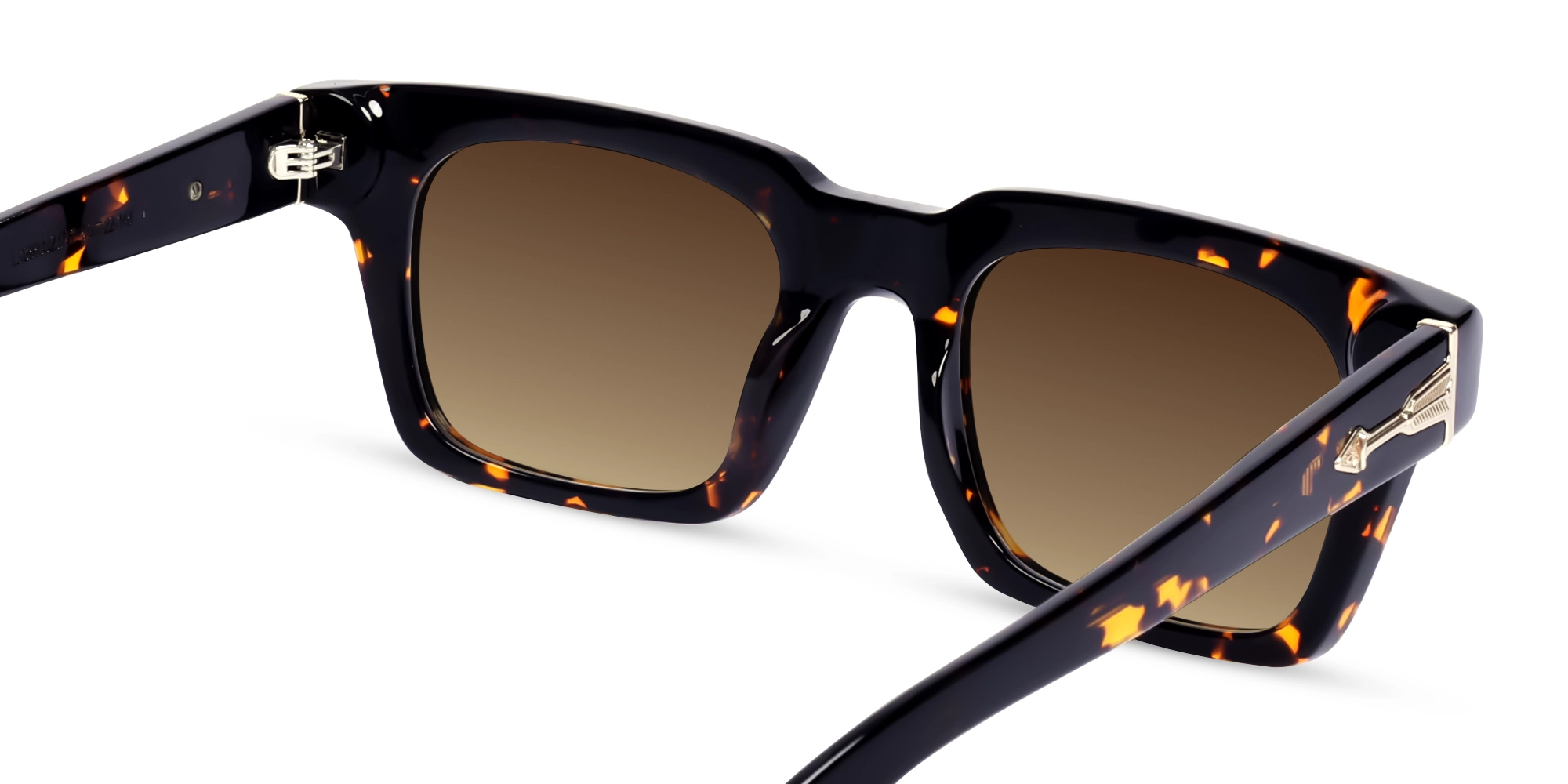 Dark Tortoise Frame With Brown Tint Sunglasses-5
