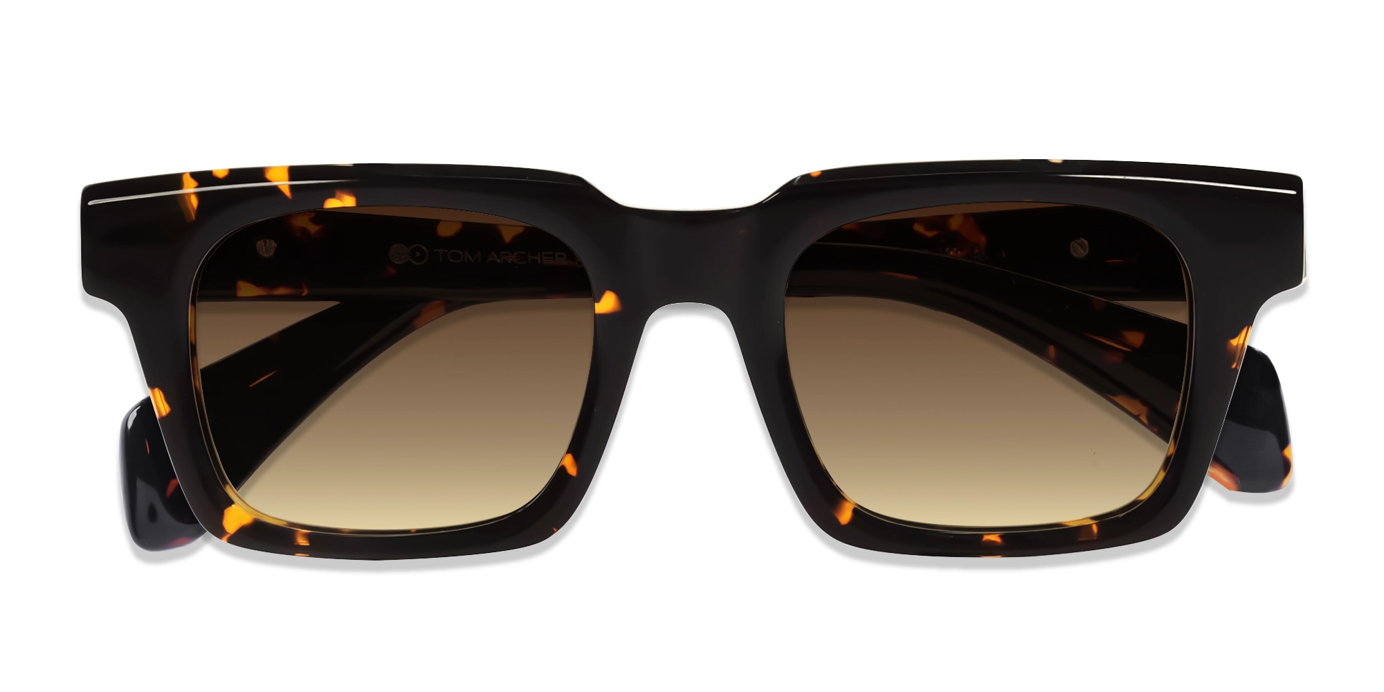 Dark Tortoise Frame With Brown Tint Sunglasses-6