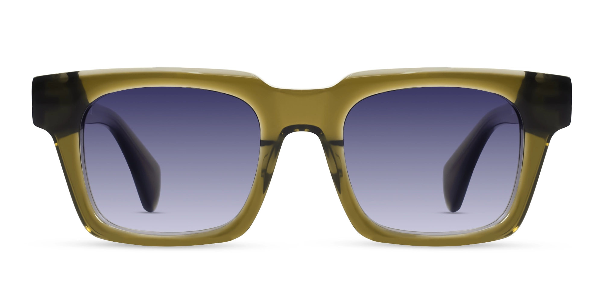 Crystal Jalapeno Square Frame With Grey Tint Sunglasses-1 Crystal Jalapeno Square Frame With Grey Tint Sunglasses-1