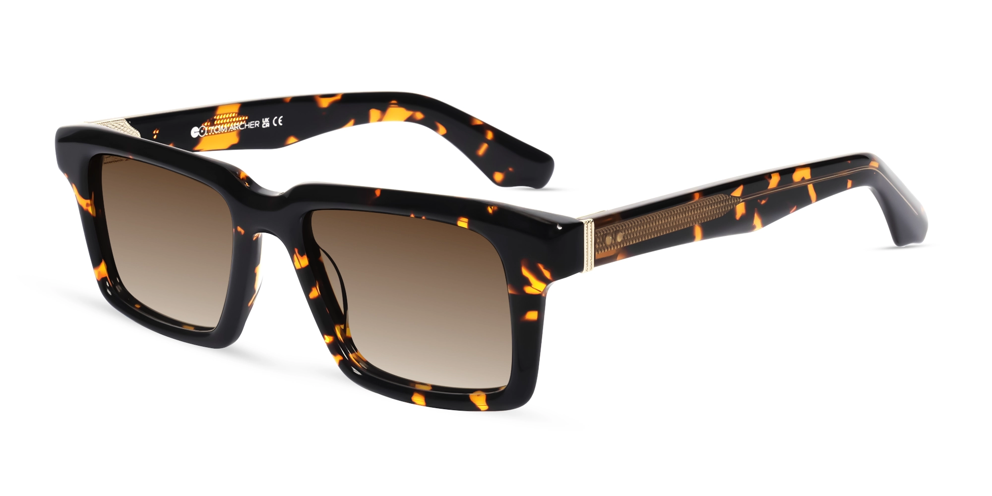 Havana Tortoise Frame With Brown Tint Sunglasses-3