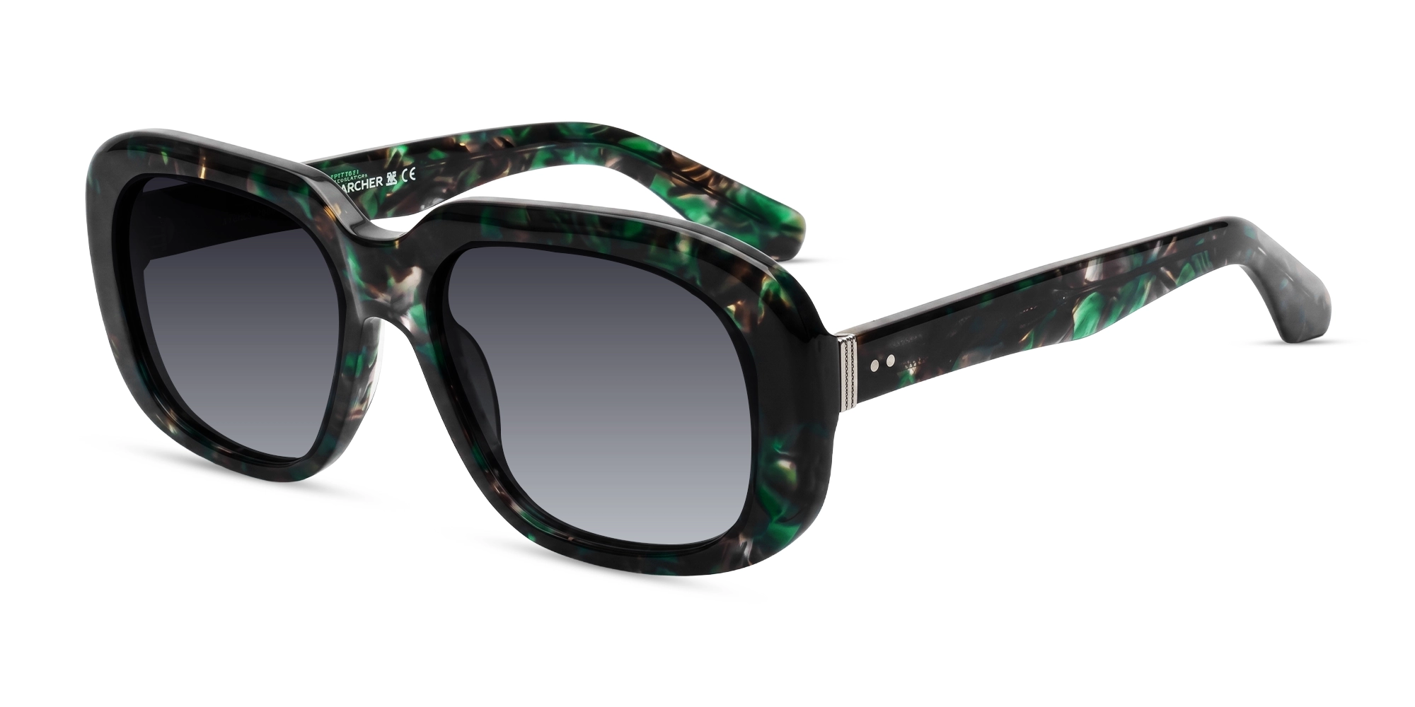 Green Tortoise Polarised Sunglasses With Grey Lenses-3 Green Tortoise Polarised Sunglasses With Grey Lenses-3