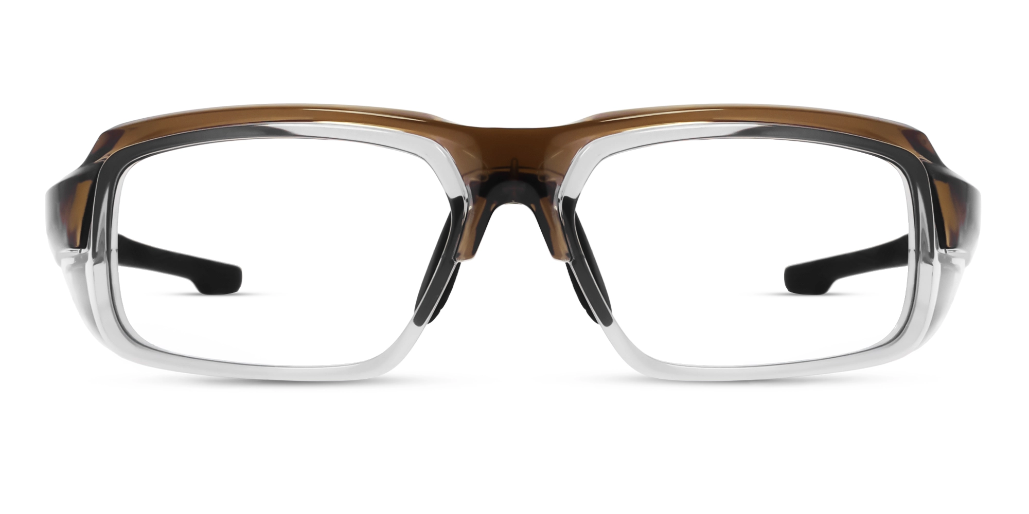 Crystal Brown Full-Rim Rectangular Sports Spectacles-1