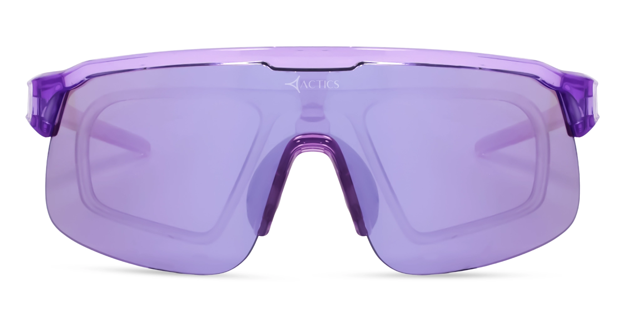 Shiny Crystal purple Sports Sunglasses With Prescription-1 Shiny Crystal purple Sports Sunglasses With Prescription-1
