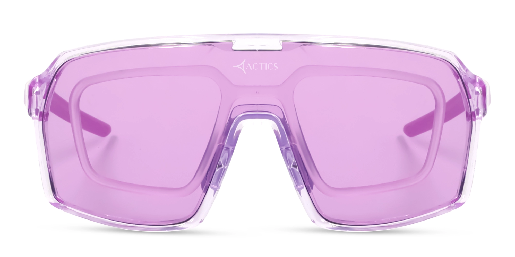 Crystal Purple Full-Rim Cylindrical Sports Eyewear-1 Crystal Purple Full-Rim Cylindrical Sports Eyewear-1