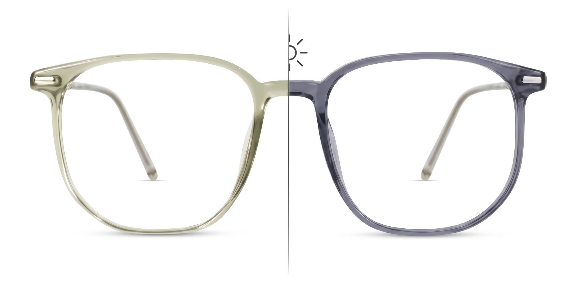 Crystal Light Grey Lightweight Color Changing Frame-2 Crystal Light Grey Lightweight Color Changing Frame-2