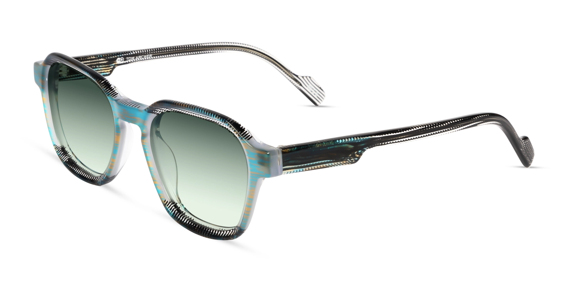 Geometric Crystal Maze & Grey Keyhole Sunglasses-3