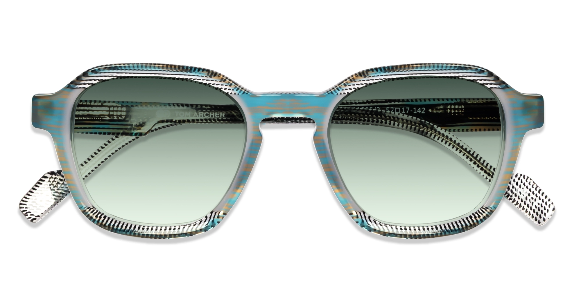 Geometric Crystal Maze & Grey Keyhole Sunglasses-6