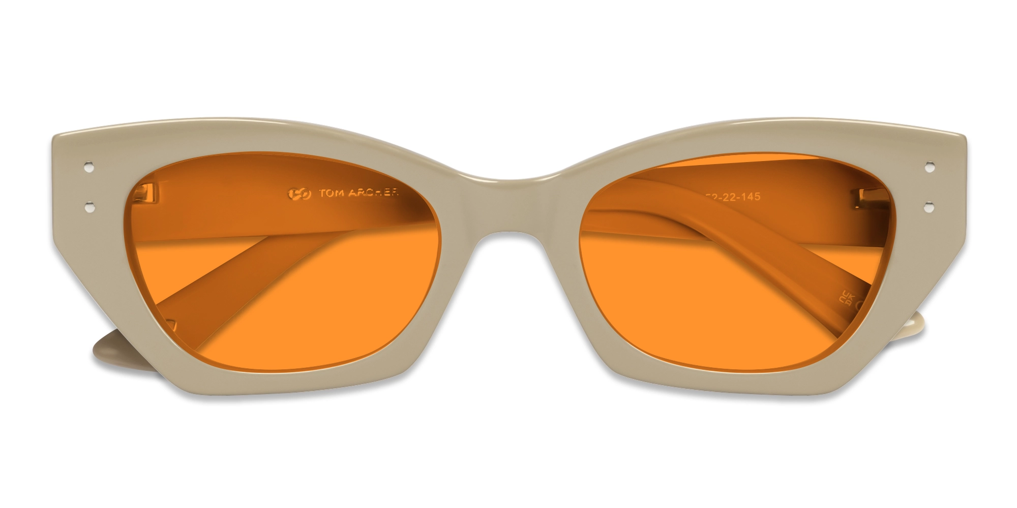 SA6106F/2 - Oatmeal Cat-eye Shades