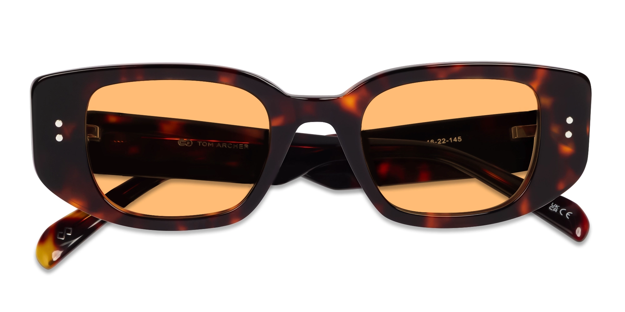 SA6111F/2 - Rectangular Tortoise Sunnies