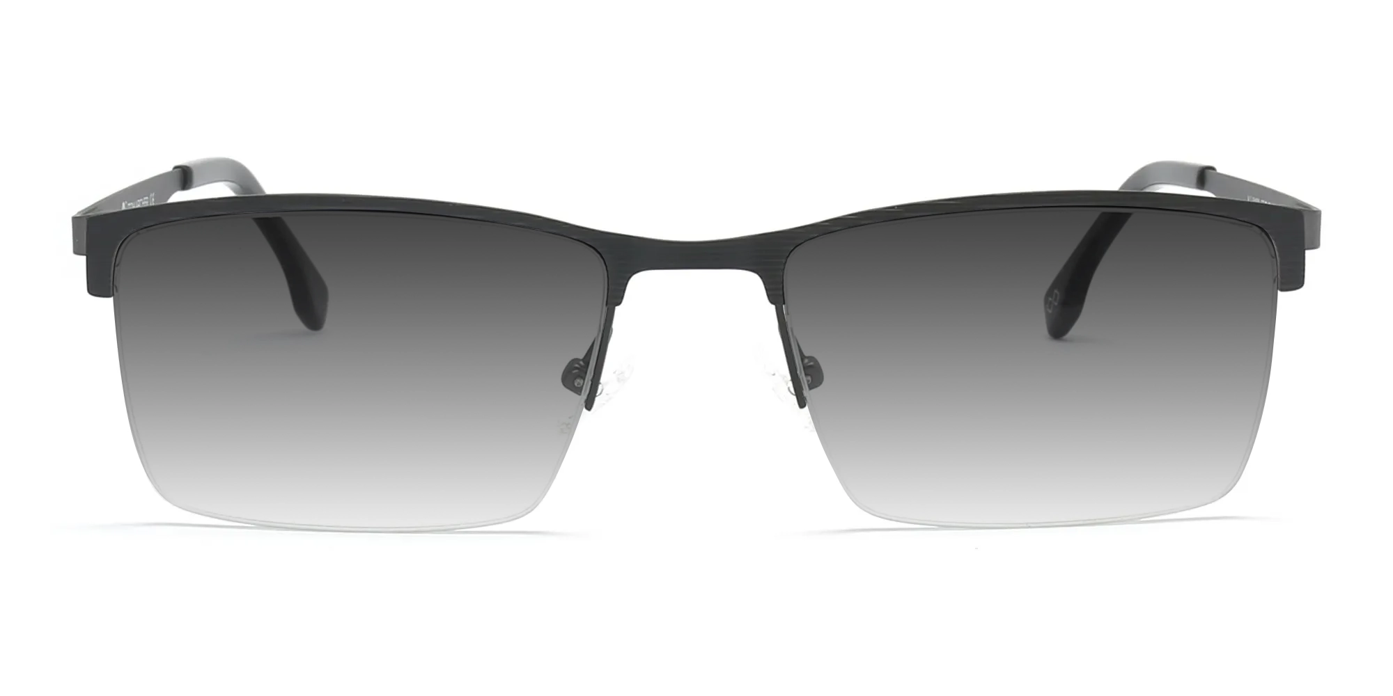 Large Navy Blue & Gunmetal Metal Sunglasses-1 Large Navy Blue & Gunmetal Metal Sunglasses-1