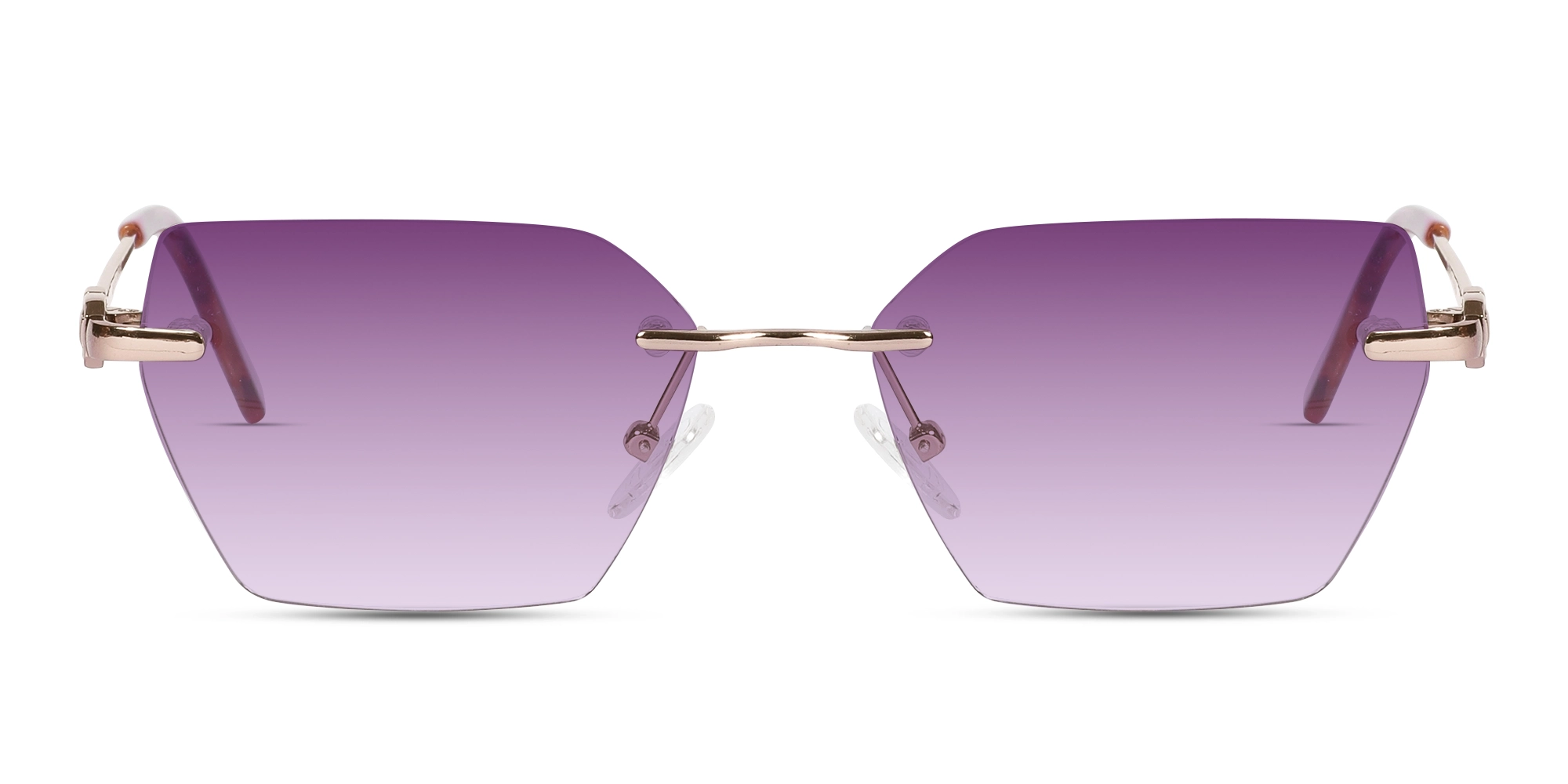 Silver Geometric Lightweight With Purple Tint-1