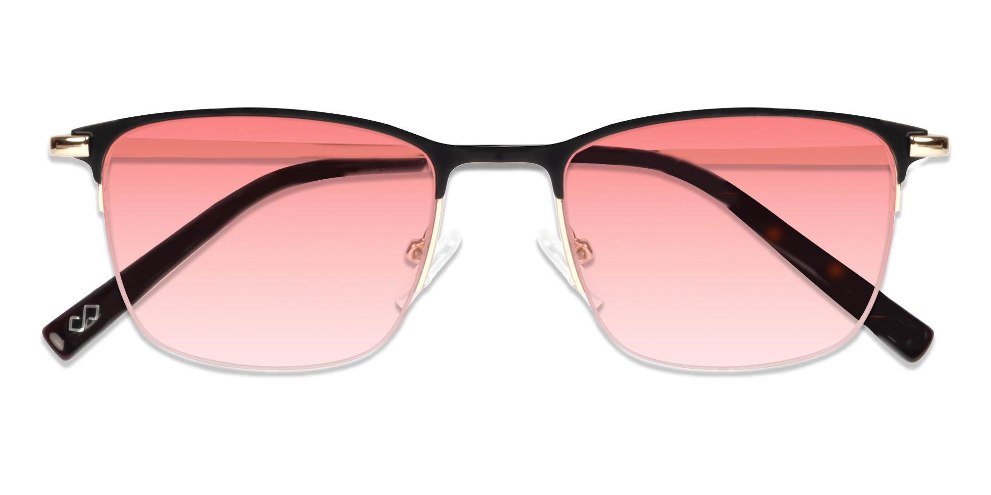 Small Matte Brown Square Frame Sunglasses-6