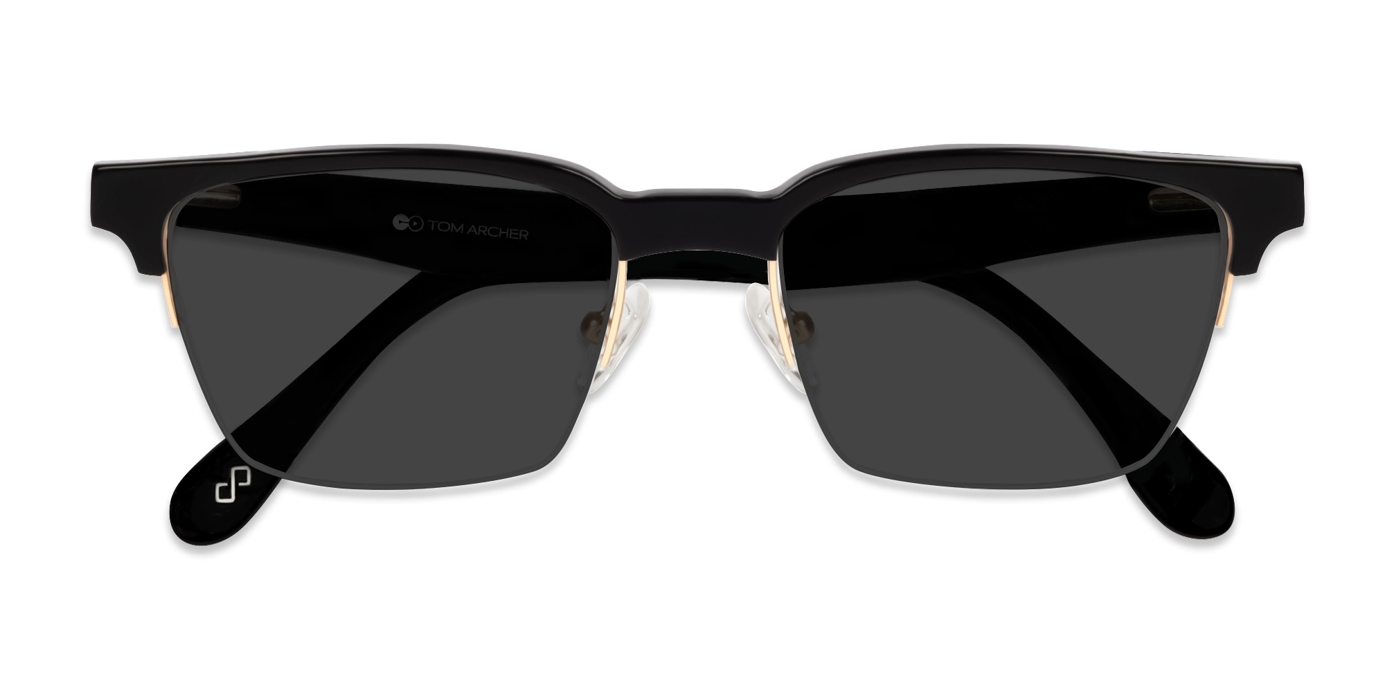 STL6044F/1 - Black Half Rim Rectangle