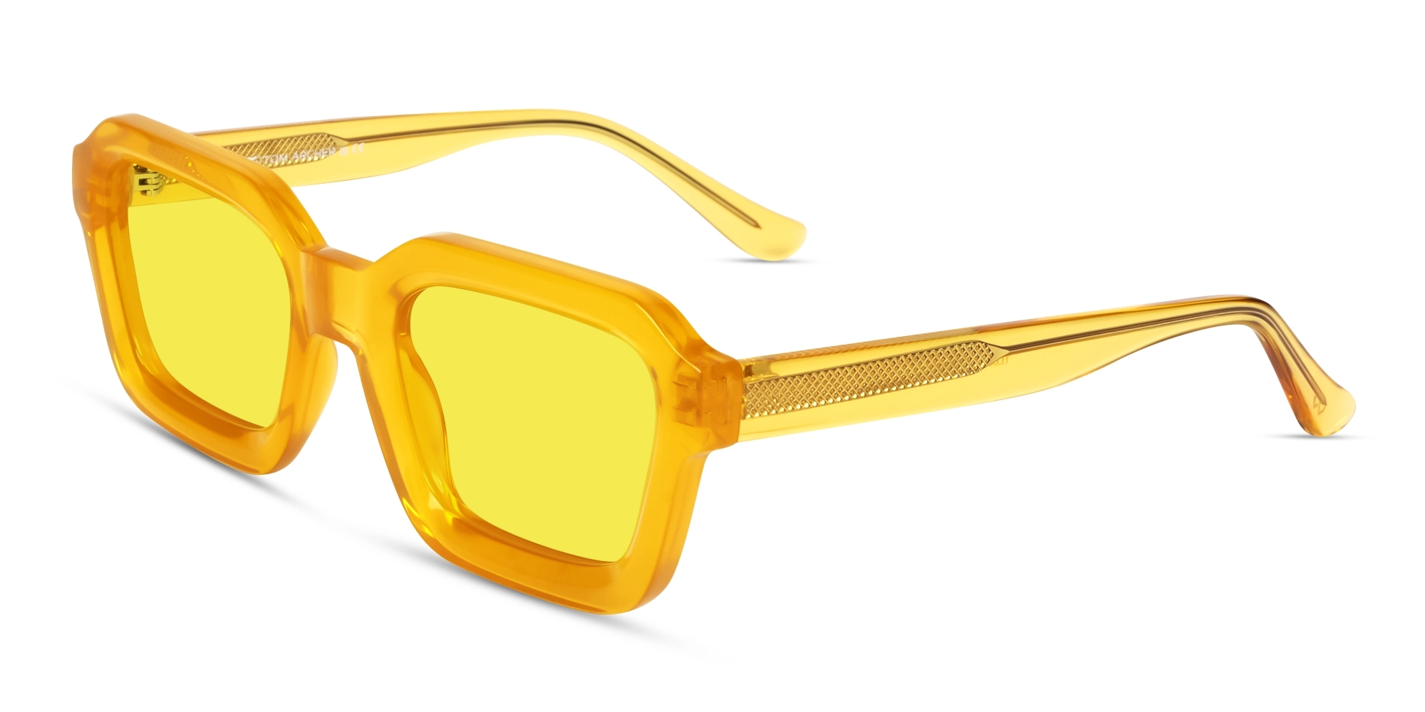 STL6648F/2 - Yellow Geometric Sunglasses