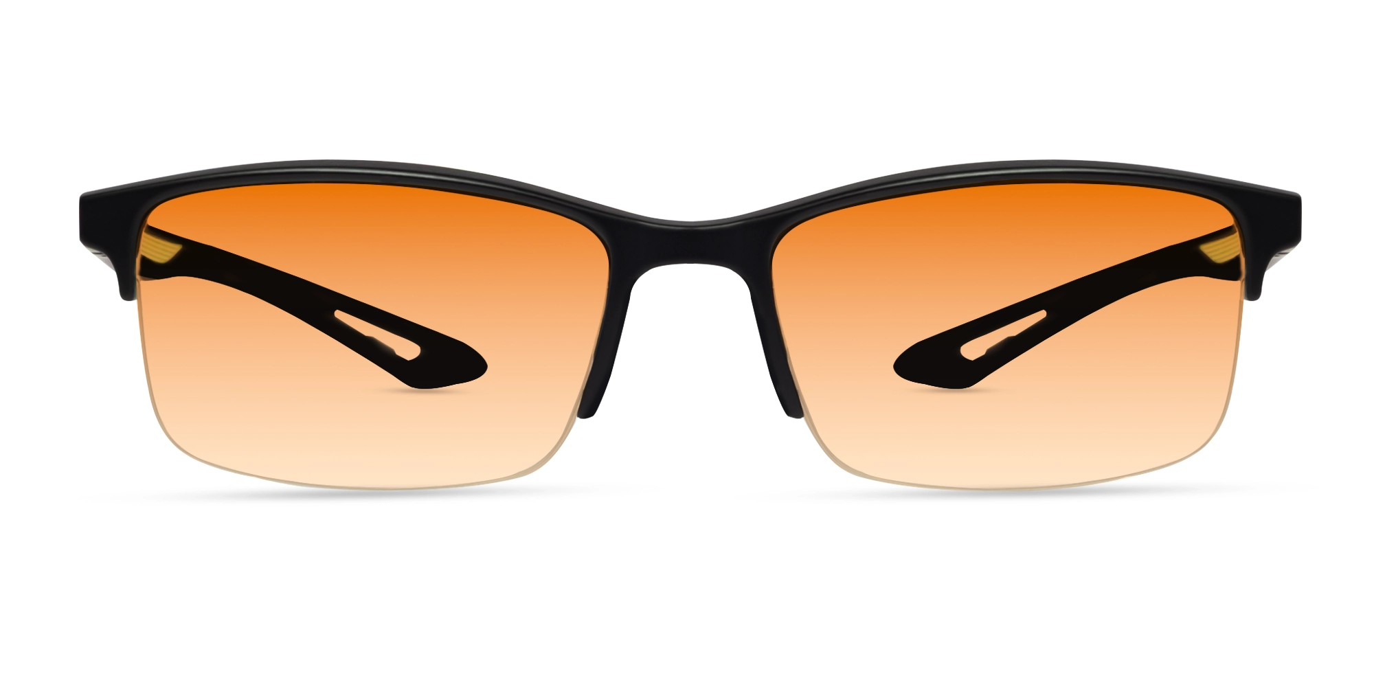 Sports Black & Neon Rectangular Sunglasses-1 Sports Black & Neon Rectangular Sunglasses-1